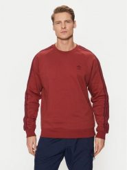 Adidas Bluza adicolor Classics 3-Stripes JP0992 Czerwony Regular Fit. Czerwone bluzy męskie Adidas, l, bez wzorów, z bawełny, bez kaptura. Za 179.99 zł.