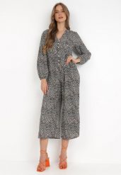 Czarny Kombinezon Pyrhele. Czarne sukienki damskie Born2be, na co dzień, l, bez wzorów, eleganckie, bez kołnierzyka, bez ramiączek, proste. Za 49.99 zł.