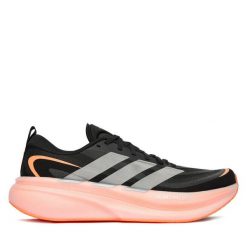Buty do biegania adidas. Czarne buty sportowe męskie Adidas, bez zapięcia, do biegania. Za 569.99 zł.