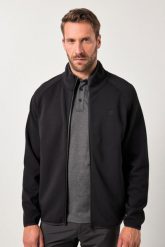 Męska Bluza rozpinana FLEXNAMIC® golf materiał scuba do rozm. 7XL. Czarne bluzy męskie JAY-PI, m, bez wzorów, z bawełny, bez kaptura. Za 349.99 zł.