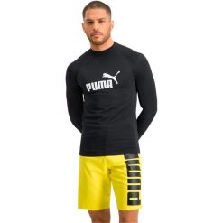 Męskie Blouse Puma Swim Men Long Sleeve Rash Guard 1p. Czarne bluzki z długim rękawem męskie Puma, m, bez wzorów, z nylonu, bez kołnierzyka. Za 243.00 zł.