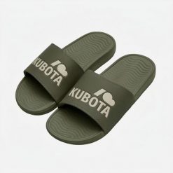 Klapki Kubota Sportowe Pro Khaki. Brązowe klapki męskie Kubota, z materiału, eleganckie. Za 89.99 zł.