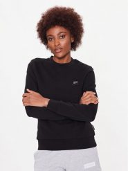 Napapijri Bluza B-Nina NP0A4H85 Czarny Regular Fit. Czarne bluzy damskie Napapijri, xs, bez wzorów, z bawełny, bez kaptura. Za 239.99 zł.