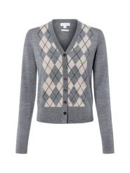 Brookshire sweter z wełny merynosowej Kobiety Wełna merino szary, M. Szare swetry damskie brookshire, m, bez wzorów, z wełny, biznesowe, bez kołnierzyka, bez ramiączek, bez kaptura. Za 299.95 zł.