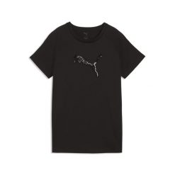 Damska koszulka Essentials Sequins PUMA. Czarne t-shirty damskie Puma, m, bez wzorów, z bawełny, bez kołnierzyka. Za 129.00 zł.
