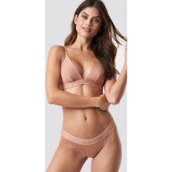 Calvin Klein Tonal Logo Bikini - Pink. Różowe bikini damskie Calvin Klein. Za 121.95 zł.