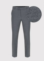 PAKO LORENTE – Spodnie garniturowe P22WP-6G-034-S-S. Szare eleganckie spodnie męskie Pako Lorente, s, bez wzorów, z elastanu. Za 229.99 zł.