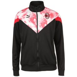 Kurtka dresowa Puma Acm Iconic Mcs Mesh Track. Czarne kurtki męskie Puma, l, bez wzorów, z dresówki, do piłki nożnej. W wyprzedaży za 281.45 zł.