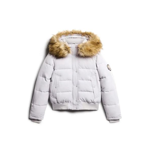 Damska kurtka z kapturem Superdry Everest. Czarne kurtki damskie Superdry., na zimę, uniwersalny, bez wzorów, z puchu, z kapturem. Za 807.20 zł.