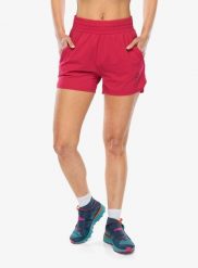 Spodenki do biegania damskie La Sportiva Pure 4in Short. Czerwone szorty sportowe damskie La Sportiva, s, bez wzorów, z tkaniny, do biegania. Za 247.49 zł.