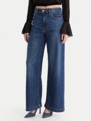 Guess Jeansy W5BA1C D0615 Niebieski Wide Leg. Niebieskie jeansy damskie Guess. Za 479.70 zł.