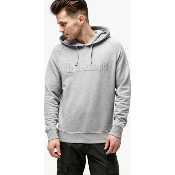 Timberland Bluza Exeter River Brand Logo Overhead , szary, rozmiar XXXL. Szare bluzy męskie Timberland, m, bez wzorów, z materiału, bez kaptura, na fitness i siłownię. W wyprzedaży za 229.99 zł.