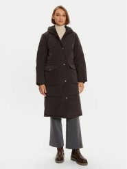 Wrangler Płaszcz zimowy 112358031 Brązowy Oversize. Brązowe kurtki damskie Wrangler, na zimę, xl, bez wzorów, z syntetyku, bez kaptura. Za 319.00 zł.