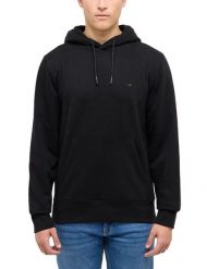 Męska Bluza Nierozpinana Mustang Style Bronson Black 1017549 4142. Czarne bluzy męskie Mustang, l, bez wzorów, z kapturem. Za 129.99 zł.