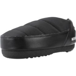 Sandały MOON BOOT MB SANDAL BAND NYLON Czarny. Czarne sandały damskie Moon Boot, bez wzorów, z nylonu, bez obcasa, bez zapięcia. W wyprzedaży za 493.05 zł.