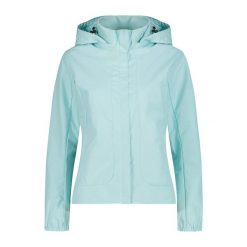 Damska wodoodporna kurtka zapinana na zamek CMP. Białe kurtki sportowe damskie CMP, s, bez wzorów, bez kaptura, trekkingowe. Za 506.50 zł.