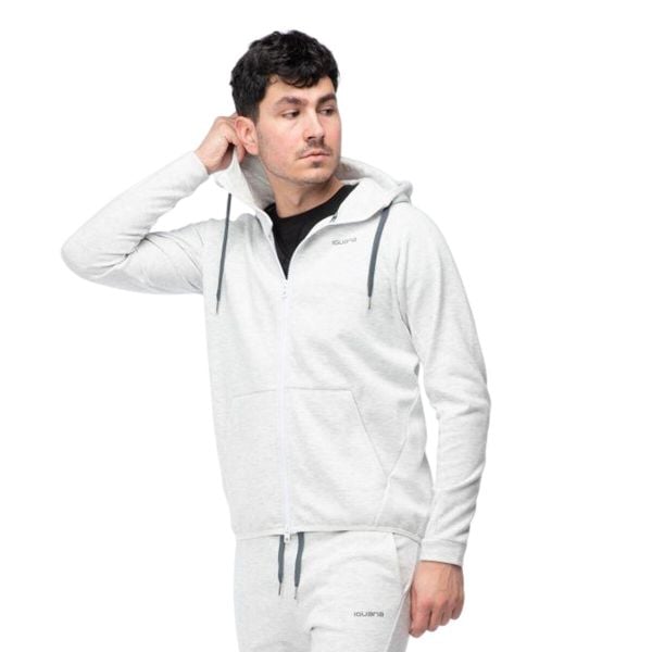 Męska Bluza Z Kapturem Banito Full Zip. Szare bluzy męskie IGUANA, l, bez wzorów, z bawełny, z kapturem. Za 202.93 zł.