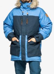 Kurtka zimowa męska Fjallraven Polar Expedition Parka. Niebieskie kurtki męskie Fjällräven, na zimę, m, bez wzorów, z futra, bez kaptura. Za 3,717.99 zł.