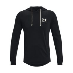 Bluza z kapturem Under Armour Rival Terry LC. Białe bluzy męskie Under Armour, xl, bez wzorów, z kapturem, na jogę i pilates. Za 142.99 zł.