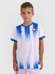 4F Koszulka klubowa domowa z sezonu 2025/26 dziecięca 4F x Stal Mielec - biała 134/140 (8-10 lat). Białe t-shirty dla chłopców 4f, bez wzorów, z dzianiny, bez ramiączek. Za 199.99 zł.