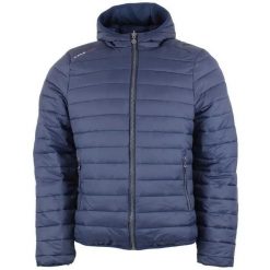 Odwracalna parka Peak Mountain Colisee. Niebieskie parki męskie Peak Mountain, xl, bez wzorów, z puchu, bez kaptura. Za 441.00 zł.
