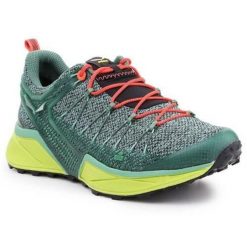 Buty trekkingowe damskie Salewa WS Dropline. Zielone obuwie sportowe damskie Salewa, trekkingowe. Za 749.99 zł.