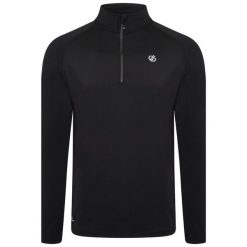Bluza turystyczna męska Dare 2B Fuse Up II termoaktywna. Czarne bluzy męskie Dare 2b, m, bez wzorów, bez kaptura, narciarskie. W wyprzedaży za 159.99 zł.