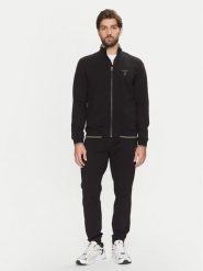 Aeronautica Militare Bluza 242TF082F459 Czarny Regular Fit. Czarne bluzy męskie Aeronautica Militare, m, bez wzorów, z bawełny, bez kaptura. Za 729.99 zł.