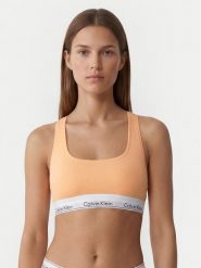 Calvin Klein Underwear Biustonosz top LV00QF8493 Pomarańczowy jasny. Brązowe biustonosze Calvin Klein Underwear, bez wzorów, z bawełny. Za 149.99 zł.
