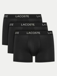 Lacoste Komplet bokserek 5H2394 Czarny. Czarne bokserki męskie Lacoste, m, bez wzorów, z syntetyku. Za 149.99 zł.