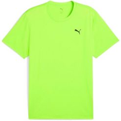 Koszulka Puma M Tad Essentials Solid Cat Tee Lc Small, Mężczyźni. Zielone koszulki sportowe męskie Puma, m, bez wzorów, bez kołnierzyka, bez ramiączek, na fitness i siłownię. Za 190.00 zł.