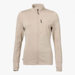 Bluza polarowa Wędrówki damska Swedemount Trondheim Midlayer Full Zip. Brązowe bluzy damskie SWEDEMOUNT, bez wzorów, z polaru, bez kaptura, narciarskie. Za 199.99 zł.