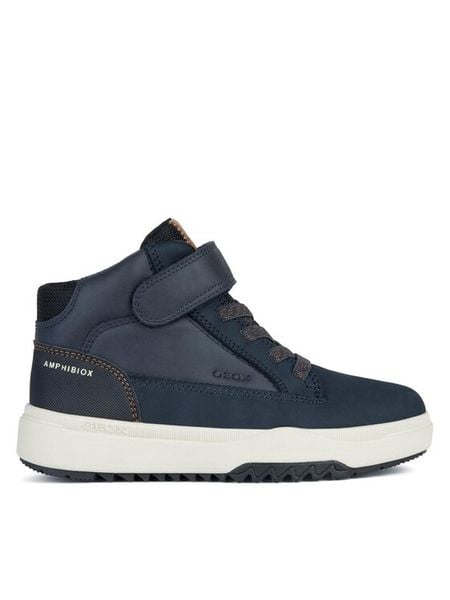 Geox Sneakersy J Bunshee Boy B Abx J16FMA 0ME32 C0045 S Granatowy. Niebieskie buty sportowe chłopięce Geox, bez wzorów, z materiału, bez zapięcia. Za 269.99 zł.