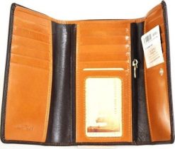 TMC TMC damski 298 brązowy/camel. Brązowe portfele damskie TMC, bez wzorów. Za 163.90 zł.