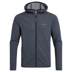 Bluza z kapturem Craghoppers NosiLife Deft. Niebieskie bluzy męskie Craghoppers, bez wzorów, z kapturem, trekkingowe. Za 298.99 zł.