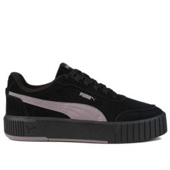 Buty damskie sportowe do chodzenia Puma CARINA MIA SD. Czarne obuwie sportowe damskie Puma, bez wzorów, trekkingowe. W wyprzedaży za 239.00 zł.