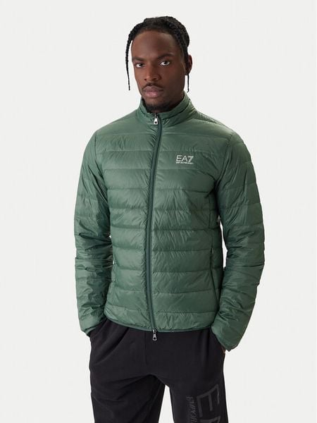 EA7 Emporio Armani Kurtka puchowa 8NPB23 PNGPZ U7260 Zielony Regular Fit. Zielone kurtki męskie EA7 Emporio Armani, l, bez wzorów, z puchu, bez kaptura. Za 819.99 zł.