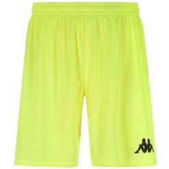 Krótka Kappa Borgo. Zielone krótkie spodenki sportowe męskie Kappa, bez wzorów, z materiału, do piłki nożnej. Za 134.50 zł.