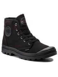 Palladium Trapery Pampa Hi 02352-060-M Czarny. Czarne śniegowce i trapery męskie Palladium, z materiału, bez zapięcia. Za 319.99 zł.