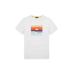 Koszulka z siateczki TBS Keran. Białe t-shirty damskie TBS, uniwersalny, bez wzorów, z bawełny, klasyczne, bez kołnierzyka. Za 146.00 zł.