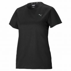 Koszulka z krótkim rękawem Damska Puma Run Favourite W. Czarne t-shirty damskie Puma, m, bez wzorów, bez kołnierzyka. Za 80.99 zł.
