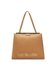 LOVE MOSCHINO Torebka JC4054PP1MLG0105 Beżowy. Brązowe torebki do ręki damskie Love Moschino, bez wzorów, ze skóry, bez dodatków. Za 669.99 zł.