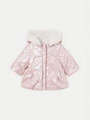 Mayoral Kurtka zimowa 2454 Różowy Regular Fit. Czerwone buty zimowe dziewczęce Mayoral, na zimę, bez wzorów, z syntetyku, bez kaptura. Za 129.99 zł.