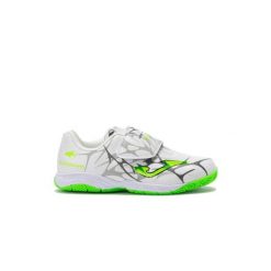 Buty halowe do piłki nożnej chłopięce, Super Copa Jr 25 SCJW INV. Białe buty sportowe chłopięce Joma, bez wzorów, bez zapięcia, do piłki nożnej. Za 159.99 zł.