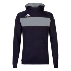 Bluza z kapturem Kappa Daccio. Niebieskie bluzy męskie Kappa, s, bez wzorów, z kapturem. W wyprzedaży za 186.50 zł.
