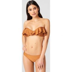 Hannalicious x NA-KD Dół bikini z niskim stanem - Copper. Bikini damskie marki Hannalicious x NA-KD. W wyprzedaży za 24.28 zł.