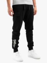 Spodnie do biegania Lonsdale Tweedmouth. Czarne spodnie sportowe męskie Lonsdale, m, bez wzorów, z dresówki, do biegania. Za 267.00 zł.