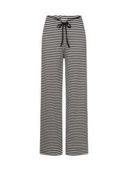 Marie Lund Spodnie Kobiety Prążki czarny|biały w paski, XL. Białe spodnie materiałowe damskie Marie Lund, s, bez wzorów, z dżerseju. Za 179.95 zł.