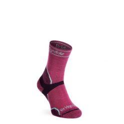 Skarpety biegowe damskie Bridgedale Trail Run Midweight T2 Merino Sport Crew. Fioletowe skarpety damskie Bridgedale, bez wzorów. Za 90.99 zł.