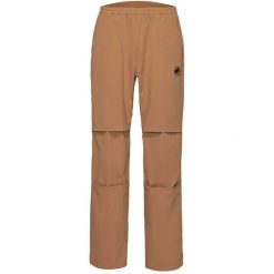 Spodnie Mammut Crag Climbing Pants Men Dorośli. Brązowe spodnie sportowe męskie Mammut, s, bez wzorów, z bawełny, wspinaczkowe. Za 463.99 zł.